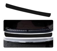Rear Bumper Protector for VW T-ROC 1 (I) A1 I 2017-2024, Black Carbon Fiber Protection Scratch-Resistant, Bumper Guard Trunk,90×7cm