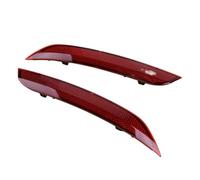 Rear Bumper Reflector Compatible With For Polo Hatchback 2014 2015 2016 Reflective Strips Car Rear Bumper Reflector Red Lens Warning Strip