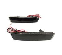 Rear Bumper Reflector Compatible With Infiniti For FX37 FX35 FX50 2009-2013 For ESQ QX70 2013-2018 Side Rear Bumper Reflector Light Tail Brake Fog Lamp(Smoke)