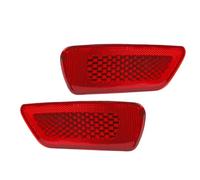 Rear Bumper Reflector Compatible With Jeep For Compass 2012 2013 2014 2015 2016 2017 Car Rear Bumper Reflector Warning Strip OEM：57010720AC 57010720AB CH1185100(1 Pair)