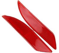 Rear Bumper Reflector Lamp, XEBRAD Rear Bumper Reflector, 1 Pair Rear Bumper Reflective Marker Lamp Light Reflector, ford, for Fiesta, 2009-2012, Red 8A69515B0AB 8A69515C0AB