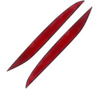 Rear Bumper Reflector Lamp, XEBRAD Rear Bumper Reflector, 1 Pair Rear Bumper Reflective Marker Lamp Light Reflector, for Tesla, Model X 2016-2023, Red 1034342-00-C