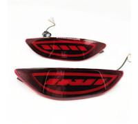Rear Bumper Reflector Light For Hyundai For Verna 2011-2015 2PCS Car LED Rear Bumper Light Tail Reflector Brake Fog Lamp Turn Signal Car Brake Lamp(Model C 3 Functions)