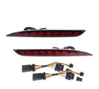 Rear Bumper Reflector Light For Tesla For Model For Y 2020-2024 2PCS Car Rear Bumper Reflector Function As Tail Brake Rear Fog 1495818-00-C Car Brake Lamp(Red Lens)