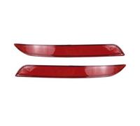 rear bumper reflectors Car Rear Bumper Reflector Red Lens Warning Reflective Strips Compatible With BMW For 5 Series F10 F18 2011-2016 63147842955 63147842956(1 Pair)