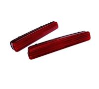 Rear bumper reflectors Compatible With Toyota For Prius V 2012 2013 2014 2015 2016 2017 Reflective Strips Car Rear Bumper Reflector Red Lens Warning Strip
