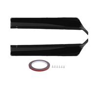Rear Bumper Side Diffuser Left Right Lightweight Easy Install ABS Material Replacement for Impreza STI VA 2015 2021 (Glossy Black)