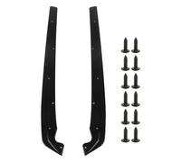 Rear Bumper Side Splitters Flaps Corner Guard Protector For 5 Series G30 G31 M-Sport 2017 2018 2019 2020 2021 2022 1 Pair Glossy Balck FIXCOR