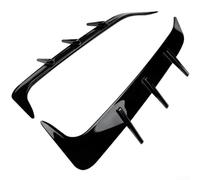 Rear Bumper Splitter Spoiler Air Vent Cover Trim for BMW X6 | G06 2019-2023, Black ABS Exterior Moulding Decor, Compatible with xDrive30d M50d xDrive40i M50i xDrive40d