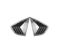 Rear Bumper Spoiler For BMW X4 F26 2014-2018 Car Rear Blinds Triangle Louver Window Side Air Vent Shutter Sticker Trunk Spoiler(OneColor)