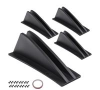 Rear Bumper Spoiler for Car - Shark Fin Diffuser Kit,Triangular Rear Lip Spoiler Splitter, Rear Bumper Protection for Most Cars Sedans Sedans
