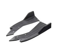 Rear Bumper Spoiler Lips For X Series X3 X5 X6 X7 Splitter Diffuser Scratch Protector Trims Side Skirt Extension Black(Printed Carbon Fiber)