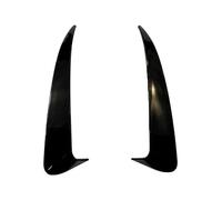 Rear Bumper Spoiler Side Canard Air Vent Cover Inserts For Mercedes For Benz C-Class W205 C43 C63 For Amg 2014-2019 Car Side Skirts Extension(Gloss black)