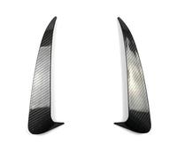 Rear Bumper Spoiler Side Canard Air Vent Cover Inserts For Mercedes For Benz C-Class W205 C43 C63 For Amg 2014-2019 Car Side Skirts Extension(Carbon Look)