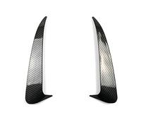 Rear Bumper Surrounds The Air Outlet Tail Air Vent Cover For Mercedes For Benz C-Class W205 C43 C63 AMG 2014 2015 2016 2017 2018 2019 HETEVSCCK(Carbon fiber pattern)