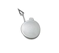 Rear Bumper Tow Hook Cap Direct Replacement For Golf 7 (Rear Silver) | Compatible with Volkswagen Precision Fit Durable Build Easy Installation Secure Fit UV Resistant Long Service Life