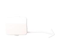 Rear Bumper Tow Hook Cover Cap Towing Eye Accessories For VW For Passat CC 2009 2010 2011 2012 3C8807441 3C8 807 441(White)