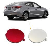Rear Bumper Tow Hook Cover Towing Eye Cap Fit for Mazda 3 Axela 2014 2015 2016 2017 2018 BHN1-50-EK1-BB BHN150EK1BB (Grey, Right Passenger Side) Xinpinsai