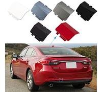 Rear Bumper Tow Hook Cover Towing Eye Cap Fit for Mazda 6 Atenza 2013 2014 2015 2016 2017 GJR9-50-EL1-51 GJR9-50-EK1-51 (Gray, Left Driver Side) Xinpinsai
