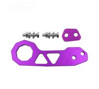 Rear Bumper Tow Hook Trailer Hitch Designed for Roadside Assistance and Racing Style, Made from Long Lasting Aluminum Alloy (Purple)