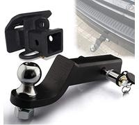 Rear Bumper Tow Trailer Hitch Receiver Kit, for LandRover Discovery 3 4 LR3 LR4 and Before 2013 R-ange-Rover Sport,Towing Car Tow Hook,Black-tow-hook-set