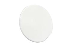 Rear Bumper Towing Hook Cover Shell Cap Compatible for Mazda 3 Axela Sedan 2013 2014 2015 2016 2017 2018 2019 Tow Hook Eye Lid Painted(White)