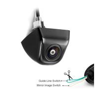 Rear Camera 170 Degree Starlight Night Vision CCD Fisheye Lens Car Reverse Rear View Camera For Vehicle Monitor DVD Waterproof Camera(Black)