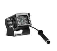 Rear Camera 4PIN Heavy Duty Metal Case CCD Sensor Rear View Camera Back Up Reversing IR Waterproof 12-24v For Caravan Truck Bus Waterproof Camera(12V)