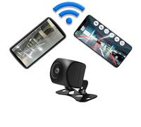 Rear Camera AHD 1080P Wireless Car Rear View Camera WIFI 170 Degree Reversing Dash Cam HD Night Vision Parkingfor 12V Reversing Camera Kit