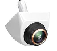 Rear Camera Backup Camera AHD CVBS 1080P Full HD Reversing Image Camera Car Rear View Camera 170° Wide Angle Night Vision Fisheye Len Car Reversing Camera(White 720P)