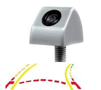 Rear Camera Car Intelligent Dynamic Trajectory Moving Guide Parking Line Rear View Reverse Back Up Tracks Camera For DVD Monitor Waterproof Camera(Silver)