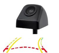 Rear Camera Car Intelligent Dynamic Trajectory Moving Guide Parking Line Rear View Reverse Back Up Tracks Camera For DVD Monitor Waterproof Camera(Black)