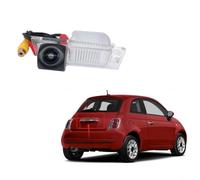 Rear Camera Car Rear View Back Up Reverse Parking Camera For Fiat For 500 500C 500S For Abarth 2007~2018 CCD Full HD Night Vision Waterproof RCA Waterproof Camera(Camera Wireless)