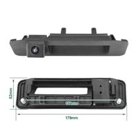 Rear Camera Fisheye 1080P CVBS HD AHD CCD Vehicle Night Vision Rear View Reverse Parking Car Camera For DVD Monitor Adjustment Reverse Camera(Model A,1080P)