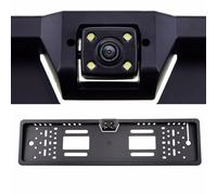 Rear Camera License Plate Frame Waterproof Car Rear View Backup Camera EU European Parktronic Reverse Night Vision 4 Light Adjustment Reverse Camera