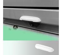 Rear Camera Rain Shield for Vehicles, Silicone Cover with Anti Fog Coating and Drainage Grooves, Provides Clear Rear Camera Visibility in Wet and Foggy Conditions (B white)