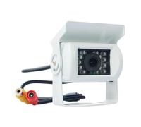 Rear Camera Waterproof 120 Degree Color HD CCD Rear View Camera Reverse Backup Car Truck Bus With IR Night Vision White Reversing Camera Kit(Mirror image)