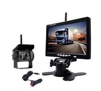 Rear Camera Wireless Reverse Camera 7 Inch LCD Monitor For Trucks Bus RV Trailer Excavator Car 12V-24V Rear View Came Adjustment Reverse Camera