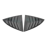 Rear Car Window Shutter Cover For Tesla For Model 3 2017-2023 Louver Side Vent Trim Triangle Accessorie(Carbon Look)