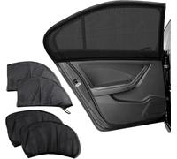 Rear Car Window Sunshade for Audi A3 S3 Sportback 8P 2003-2012, Breathable Mesh UV Protection Baby Privacy Shield Mosquito Net Interior Accessory,2pcs(Two front windows）