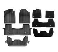Rear Cargo Mat For Pilot 2023 2024 2025 TPE Floor Mats & Cargo Liners All Weather Backrest Mats Trunk Mat TPE Heavy Duty Waterproof Pads Car Boot Liner(8PCS Set)