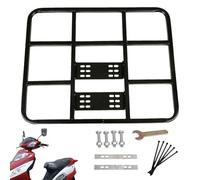 Rear Cargo Rack - Universal Metal Carrier Shelf, High Strength Support Frame, Heavy Duty Bicycle Rack | Commuting Delivery Touring Utility for Commuting Delivery Touring