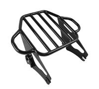 Rear Carrier Luggage Rack For Touring For Road For King For Street For Glide FLHX FLHR 2009-2025 Motorcycle Detachable Two Up Pak Luggage Rack(Black)