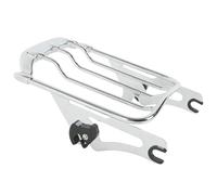 Rear Carrier Luggage Rack For Touring For Road King For Street For Electra Glide 2009-2022 Motorcycle Detachable Two Up Luggage Rack(Chrome)
