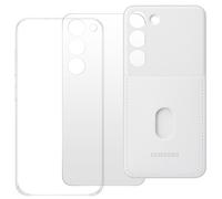 Rear Case for Samsung Galaxy S23 Changeable Card-holder Original Samsung White