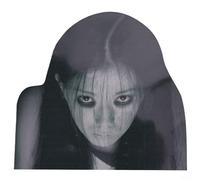 Rear Casement Reflective Devil Car Sticker Decal - Waterproof Sun-Proof 3D Vinyl Window Graphic for Night Safety and High Beam Discouragement, Removable Exterior Glass Decoration