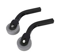 Rear Caster, Mobility Scooter Wheels, Pratical Space-saving ABS + Metal 2pcs Wheels Durable Electric Bicycle for Mobility Scooter Household Motorcycle Scooter