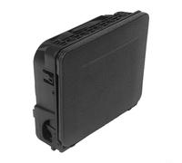 Rear Center Console Folding Armrest Cup Holder Black Plastic Compatible with Jetta 2006-2010, Eos 2007-2011, MK5 MK6 2006-2013, R32 2008, OEM 1K0862532F