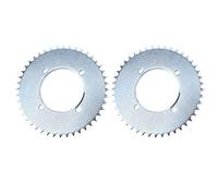 Rear Chain Sprocket,44T Sprocket Chain Sprocket,Pair of T8F 44T 2.1in Rear Chain Sprocket for Mini Pocket Dirt Bike Gas Scooter ATV