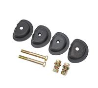 Rear Coil Spring Retainers Kit C21911, Trailing Arm Coil Spring Retainers, Replacement for Chevy C10 Truck 1963 to 1972, Includes 4 Retainers and 4 Bolts, Perfect Fit and Easy Inst